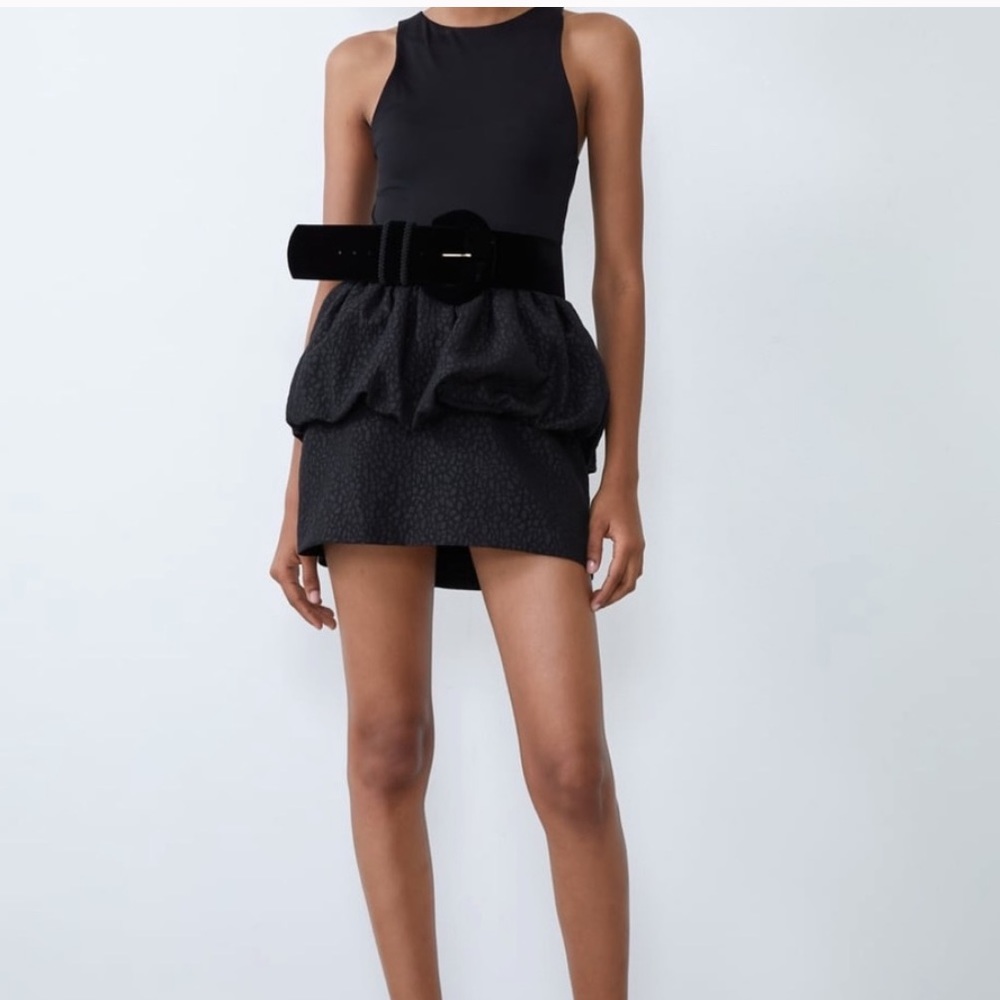 ZARA BNWT Jacquard Mini Skirt - Picture 6 of 7
